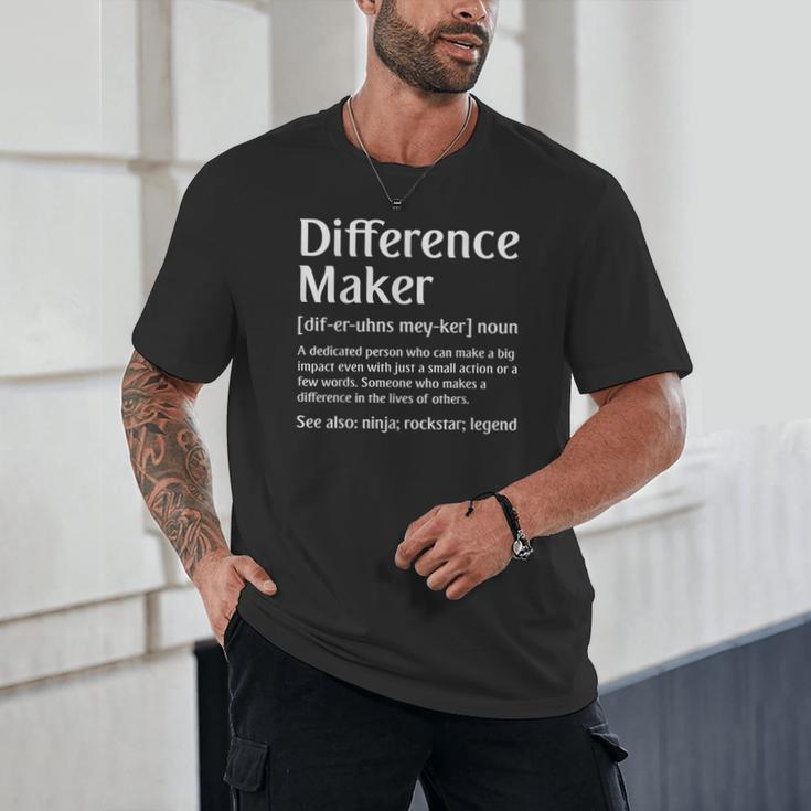 Difference Maker Definition Vintage Teachers Mom Boss Women Unisex T-Shirt, novelty gifts, funny gifts