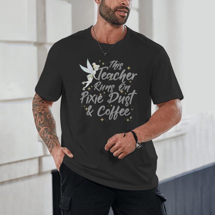 Disney Peter Pan Tinkerbell Teacher Pixie Dust And Coffee Unisex T-Shirt, novelty gifts, funny gifts Disney Peter Pan Tinkerbell Teacher Pixie Dust And Coffee Unisex T-Shirt, novelty gifts, funny gifts