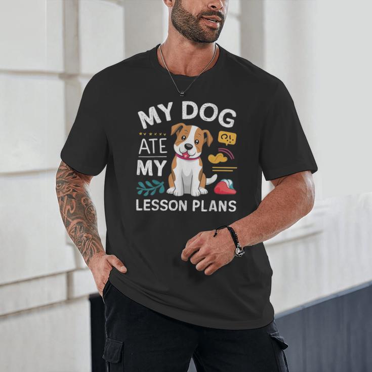 My Dog Ate My Lesson Plan Teacher Back To School Unisex T-Shirt, novelty gifts, funny gifts My Dog Ate My Lesson Plan Teacher Back To School Unisex T-Shirt, novelty gifts, funny gifts