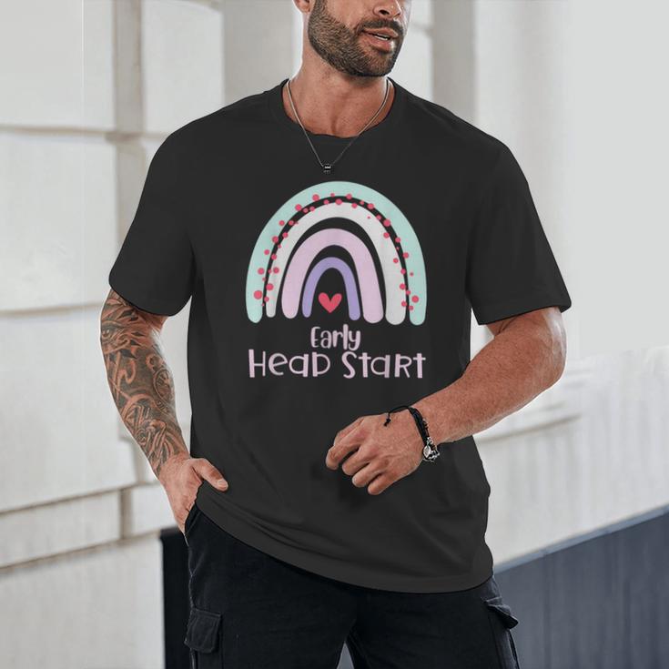 Early Headstart Cute Retro Rainbow Teachers Unisex T-Shirt, novelty gifts, funny gifts Early Headstart Cute Retro Rainbow Teachers Unisex T-Shirt, novelty gifts, funny gifts