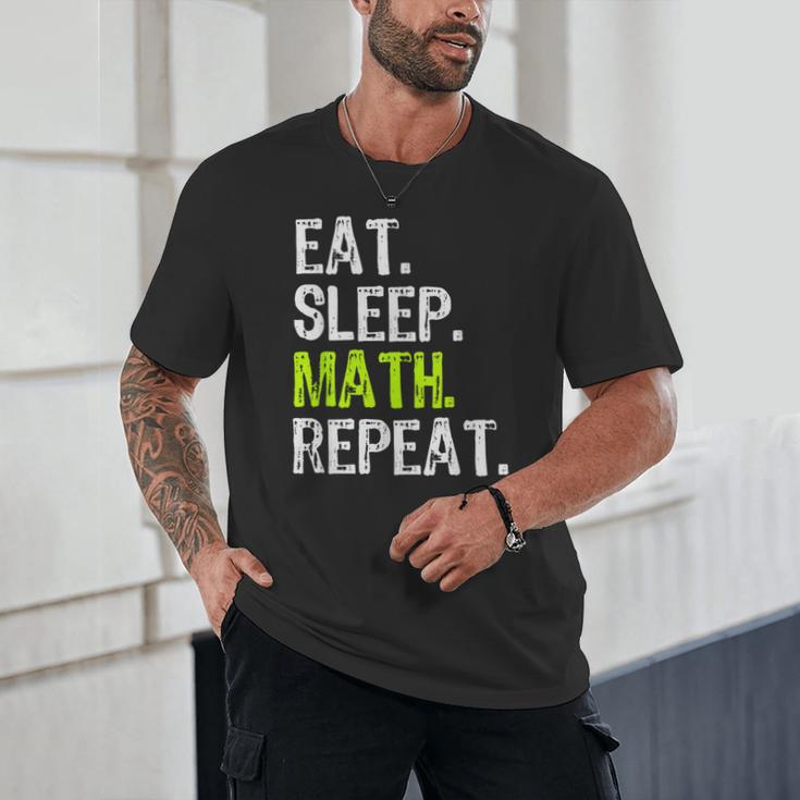 Eat Sleep Math Repeat Teacher Lover Unisex T-Shirt, novelty gifts, funny gifts Eat Sleep Math Repeat Teacher Lover Unisex T-Shirt, novelty gifts, funny gifts