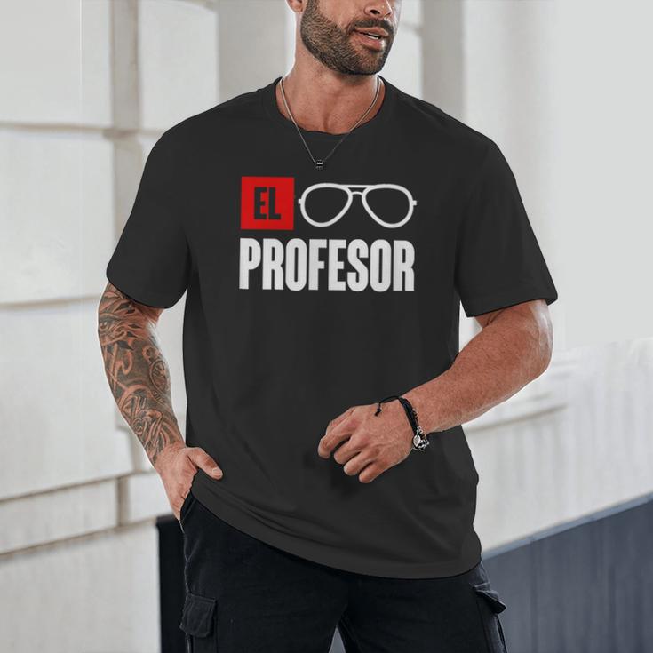 El Professor Money Costume Profesor Glasses Men Teacher Gift Unisex T-Shirt, novelty gifts, funny gifts El Professor Money Costume Profesor Glasses Men Teacher Gift Unisex T-Shirt, novelty gifts, funny gifts