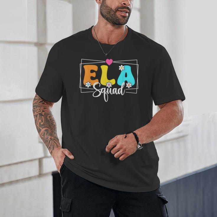 ELA Squad Teacher Back To School English Language Arts Unisex T-Shirt, novelty gifts, funny gifts ELA Squad Teacher Back To School English Language Arts Unisex T-Shirt, novelty gifts, funny gifts