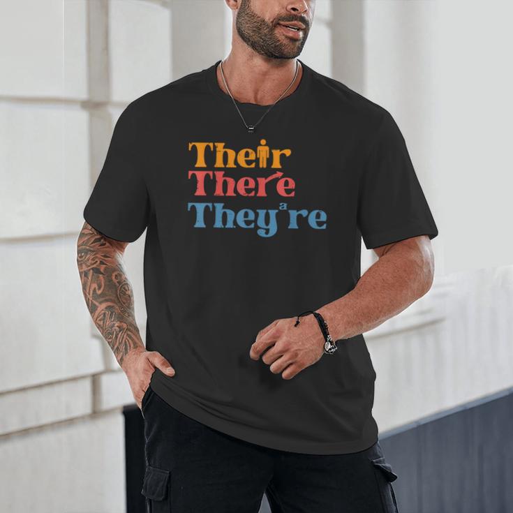 English Teacher Their There Theyre Grammar Men Women Unisex T-Shirt, novelty gifts, funny gifts English Teacher Their There Theyre Grammar Men Women Unisex T-Shirt, novelty gifts, funny gifts