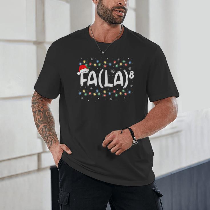 FA LA8 Christmas Santa Fa La Math Teacher Men Women Unisex T-Shirt, novelty gifts, funny gifts FA LA8 Christmas Santa Fa La Math Teacher Men Women Unisex T-Shirt, novelty gifts, funny gifts