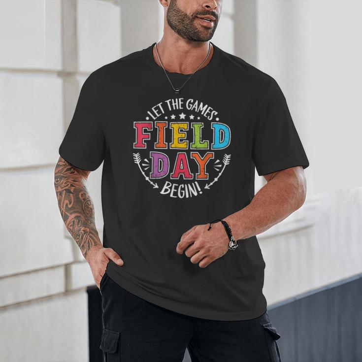 Field Day 2024 Let The Games Begin Teacher Kids Girls Boys Unisex T-Shirt, novelty gifts, funny gifts Field Day 2024 Let The Games Begin Teacher Kids Girls Boys Unisex T-Shirt, novelty gifts, funny gifts