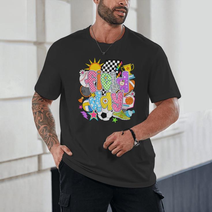 Field Day Fun Day Let The Games Begin Field Trip Teacher Kid Unisex T-Shirt, novelty gifts, funny gifts