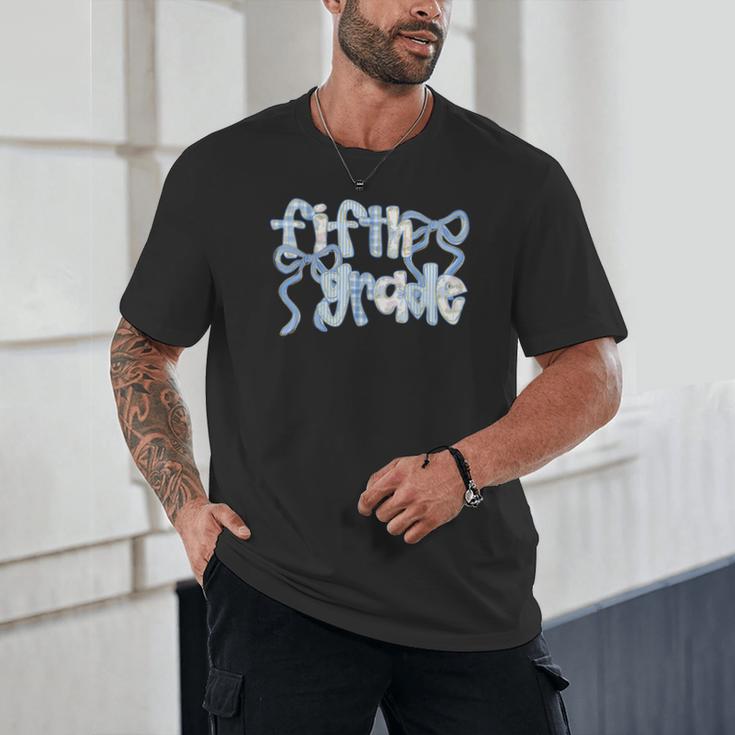 Fifth Grade Team Coquette Bow 5th Grade Teacher Girl Kid Unisex T-Shirt, novelty gifts, funny gifts Fifth Grade Team Coquette Bow 5th Grade Teacher Girl Kid Unisex T-Shirt, novelty gifts, funny gifts