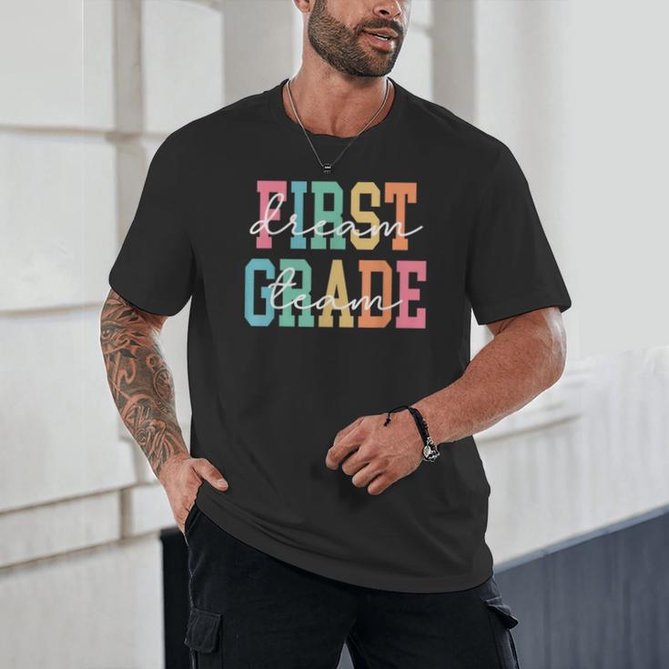 First Grade Dream Team Back To School 1st Grade Teacher Unisex T-Shirt, novelty gifts, funny gifts First Grade Dream Team Back To School 1st Grade Teacher Unisex T-Shirt, novelty gifts, funny gifts