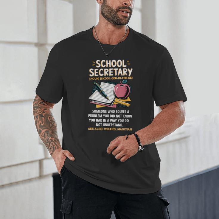 Front Office Teacher Admin Meaning School Secretary Unisex T-Shirt, novelty gifts, funny gifts Front Office Teacher Admin Meaning School Secretary Unisex T-Shirt, novelty gifts, funny gifts