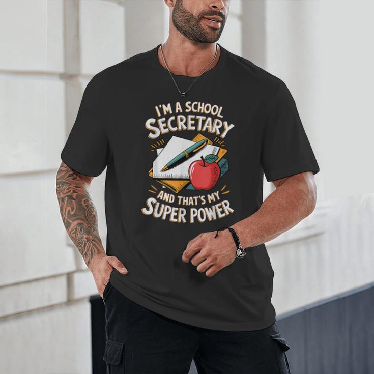 Front Office Teacher Admin Mother I'm A School Secretary Unisex T-Shirt, novelty gifts, funny gifts