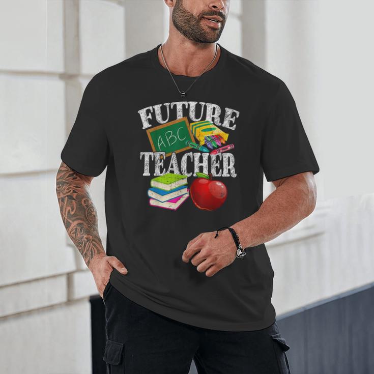Future Teacher With Canyon And Book Teacher Men Women Girls Kids Unisex T-Shirt, novelty gifts, funny gifts