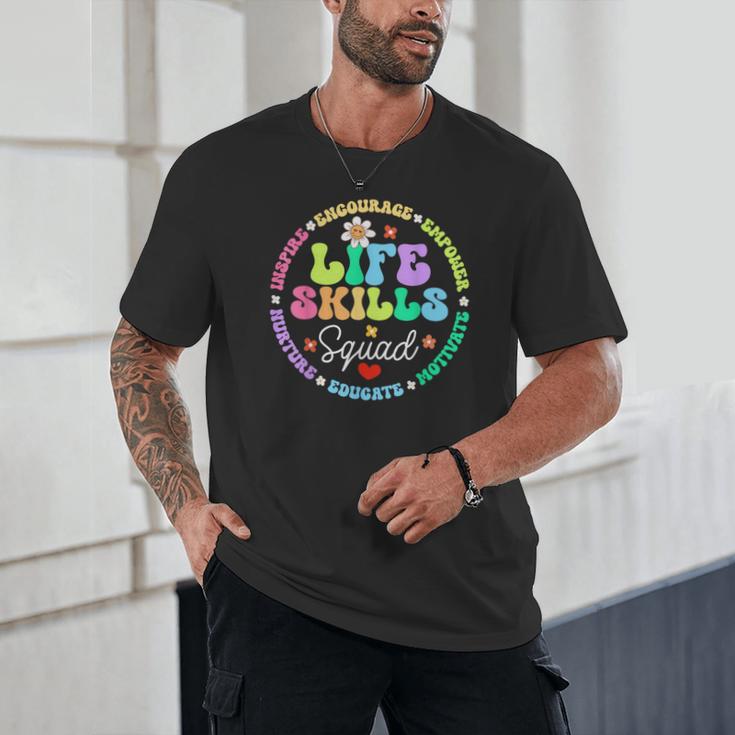 Groovy Life Skills Squad Teacher Special Ed SPED Team Crew Unisex T-Shirt, novelty gifts, funny gifts Groovy Life Skills Squad Teacher Special Ed SPED Team Crew Unisex T-Shirt, novelty gifts, funny gifts