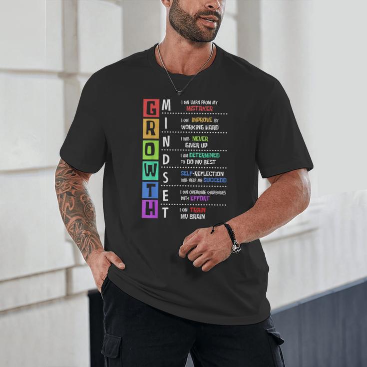 Growth Mindset Positive Motivational Classroom Teacher Learn Unisex T-Shirt, novelty gifts, funny gifts Growth Mindset Positive Motivational Classroom Teacher Learn Unisex T-Shirt, novelty gifts, funny gifts