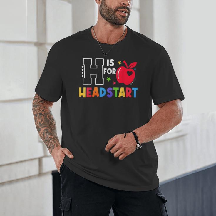 H Is For Head Start Teacher First Day Of School Tee Unisex T-Shirt, novelty gifts, funny gifts H Is For Head Start Teacher First Day Of School Tee Unisex T-Shirt, novelty gifts, funny gifts