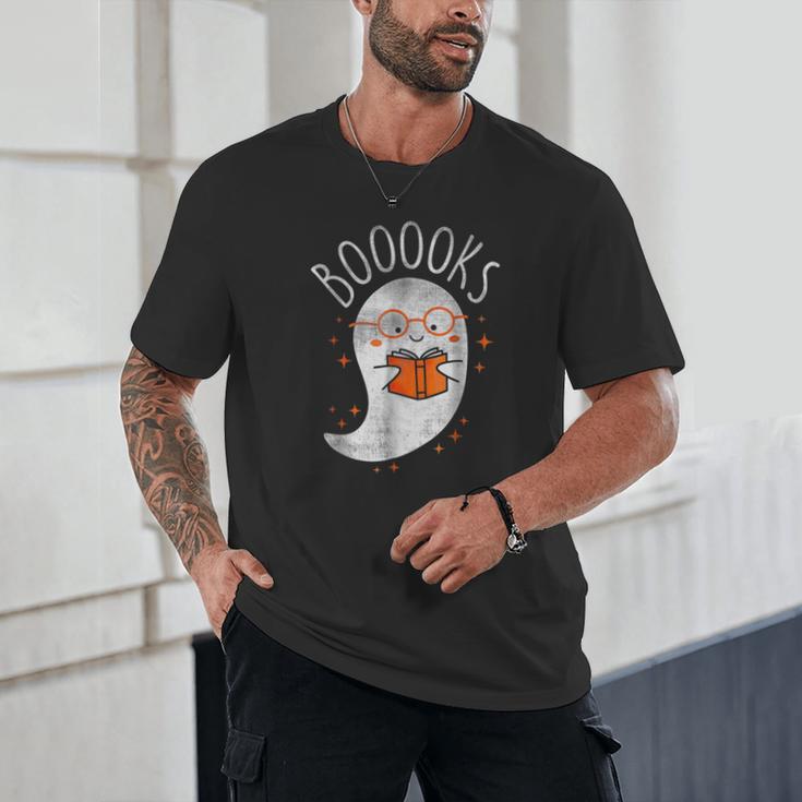 Halloween Cute Ghost Book Reading Teacher Unisex T-Shirt, novelty gifts, funny gifts Halloween Cute Ghost Book Reading Teacher Unisex T-Shirt, novelty gifts, funny gifts
