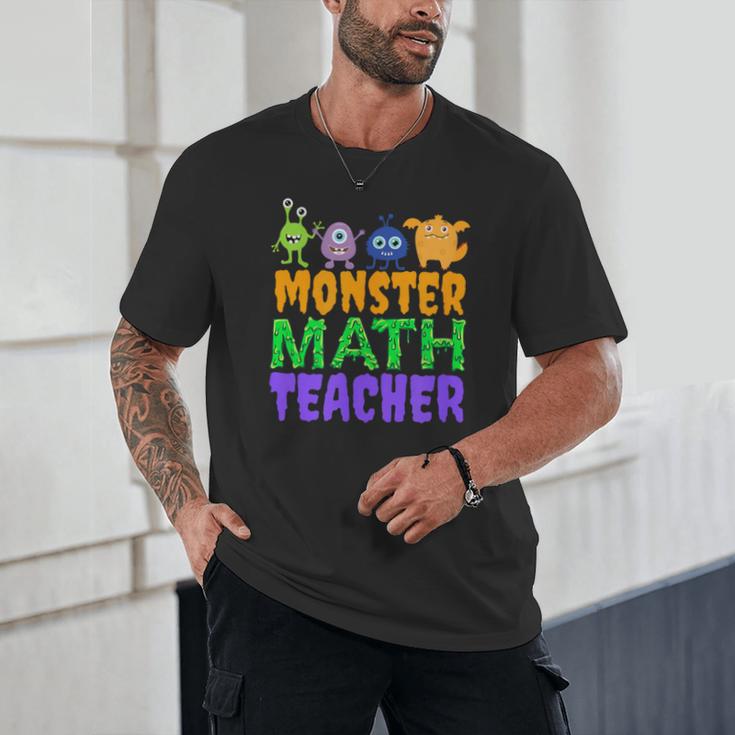Halloween Monster Math Teacher Men Women Unisex T-Shirt, novelty gifts, funny gifts Halloween Monster Math Teacher Men Women Unisex T-Shirt, novelty gifts, funny gifts