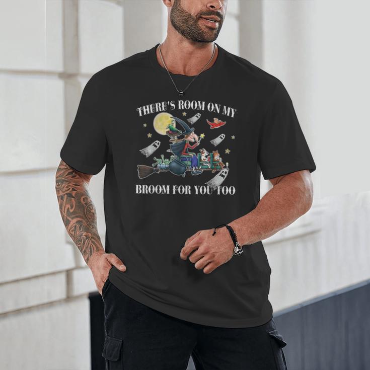 Halloween There's Room On My Broom For You Too Teacher Unisex T-Shirt, novelty gifts, funny gifts Halloween There's Room On My Broom For You Too Teacher Unisex T-Shirt, novelty gifts, funny gifts