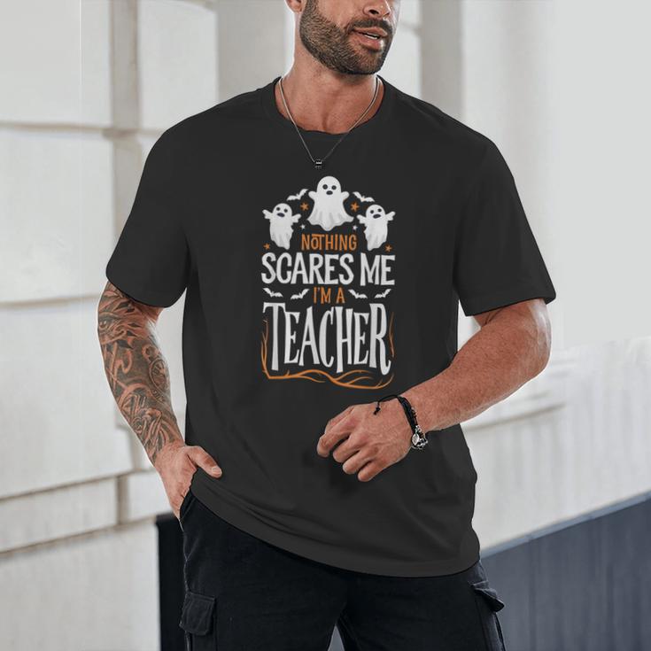 Halloween Teacher Nothing Scares Me Women Men Teachers Unisex T-Shirt, novelty gifts, funny gifts Halloween Teacher Nothing Scares Me Women Men Teachers Unisex T-Shirt, novelty gifts, funny gifts
