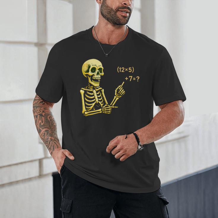 Halloween Teacher Six Seven 6 7 Skeleton Spooky Costume Unisex T-Shirt, novelty gifts, funny gifts Halloween Teacher Six Seven 6 7 Skeleton Spooky Costume Unisex T-Shirt, novelty gifts, funny gifts
