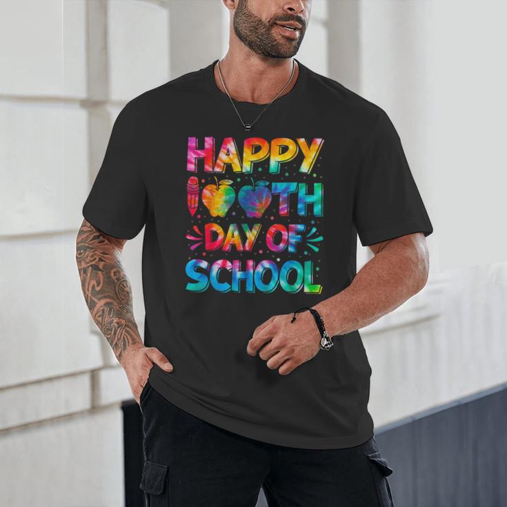 Happy 100th Day Of School Teacher Student 100 Days Tie Dye Men Women Kids Unisex T-Shirt, novelty gifts, funny gifts