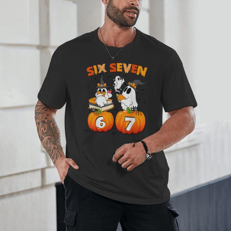 Haunted By 67 Boo Ghost Pumpkin Halloween Teacher Unisex T-Shirt, novelty gifts, funny gifts Haunted By 67 Boo Ghost Pumpkin Halloween Teacher Unisex T-Shirt, novelty gifts, funny gifts