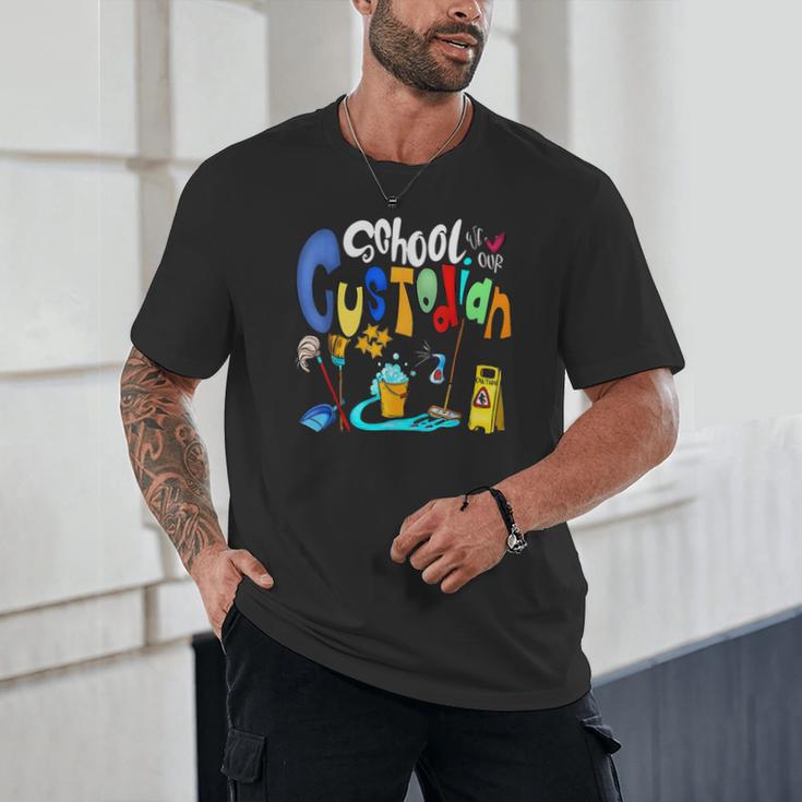 We Heart Love Our School Custodian For Teacher & Kids Unisex T-Shirt, novelty gifts, funny gifts We Heart Love Our School Custodian For Teacher & Kids Unisex T-Shirt, novelty gifts, funny gifts