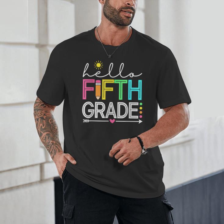Hello Fifth Grade Teacher Student 5th Grade Back To School Unisex T-Shirt, novelty gifts, funny gifts Hello Fifth Grade Teacher Student 5th Grade Back To School Unisex T-Shirt, novelty gifts, funny gifts
