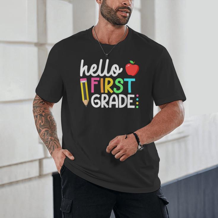 Hello First Grade Team 1st Grade Back To School Teacher Kids Unisex T-Shirt, novelty gifts, funny gifts Hello First Grade Team 1st Grade Back To School Teacher Kids Unisex T-Shirt, novelty gifts, funny gifts