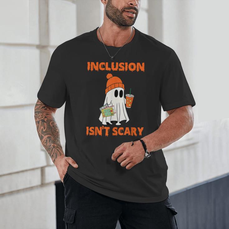 Inclusion Isn't Scary Shirt Halloween SLP Sped Teacher Unisex T-Shirt, novelty gifts, funny gifts