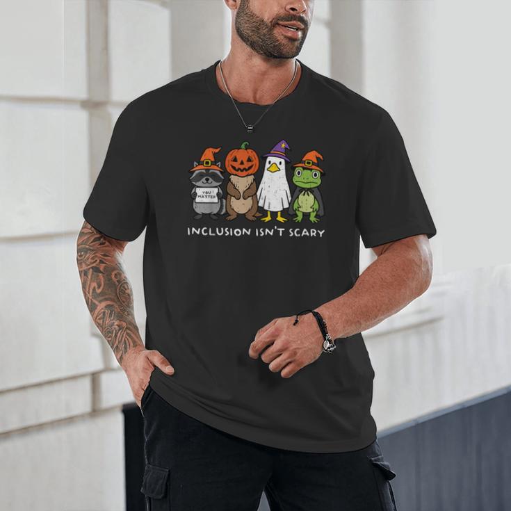 Inclusion Isn't Scary SLP Halloween Sped Teacher Animal Unisex T-Shirt, novelty gifts, funny gifts