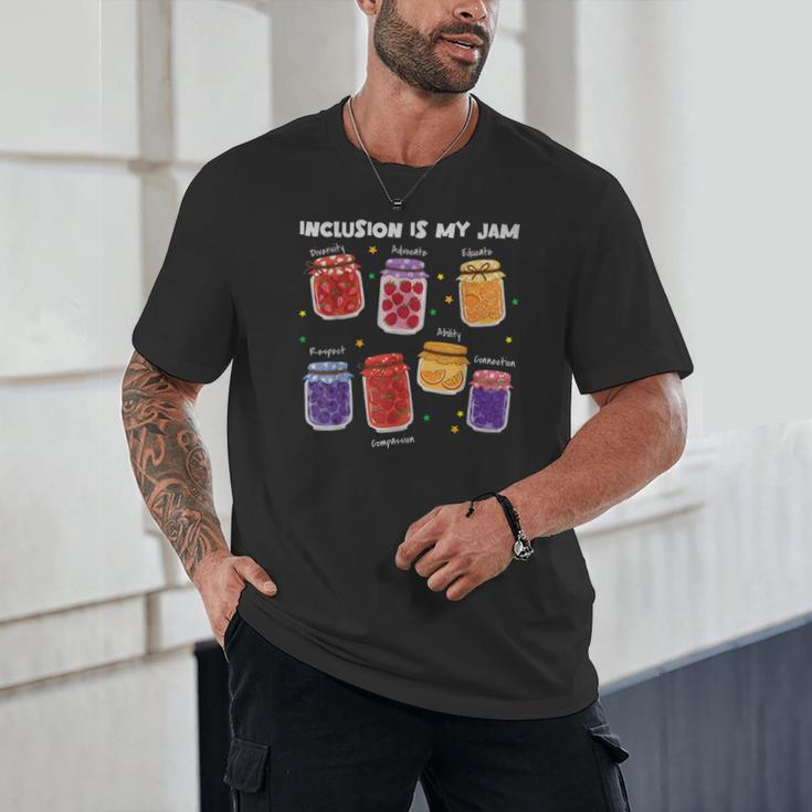 Inclusion Is My Jam Special Education Teacher Para Autism Unisex T-Shirt, novelty gifts, funny gifts Inclusion Is My Jam Special Education Teacher Para Autism Unisex T-Shirt, novelty gifts, funny gifts