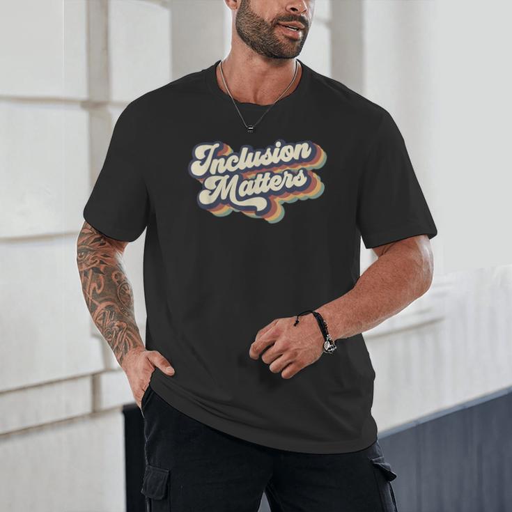 Inclusion Matters Retro Special Education Teacher Women Unisex T-Shirt, novelty gifts, funny gifts Inclusion Matters Retro Special Education Teacher Women Unisex T-Shirt, novelty gifts, funny gifts