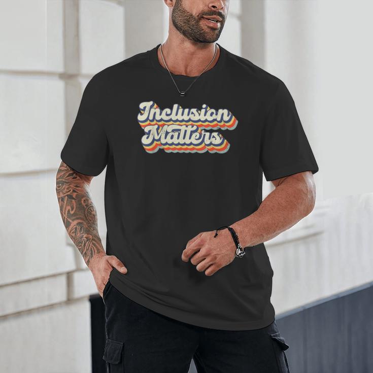 Inclusion Matters Special Education Sped Teacher Vintage Unisex T-Shirt, novelty gifts, funny gifts
