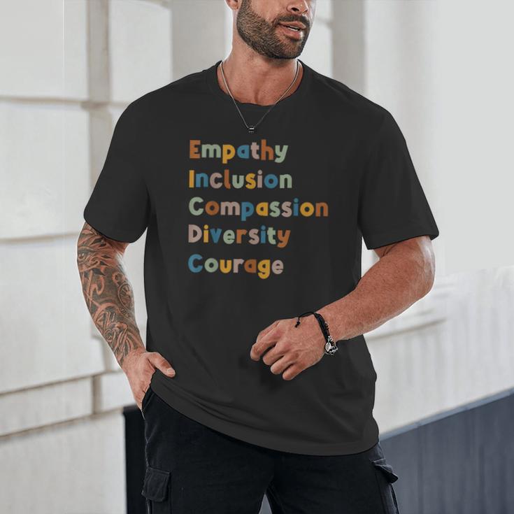 Inclusive Teacher Diversity Inclusion Empathy Teacher Team Unisex T-Shirt, novelty gifts, funny gifts Inclusive Teacher Diversity Inclusion Empathy Teacher Team Unisex T-Shirt, novelty gifts, funny gifts