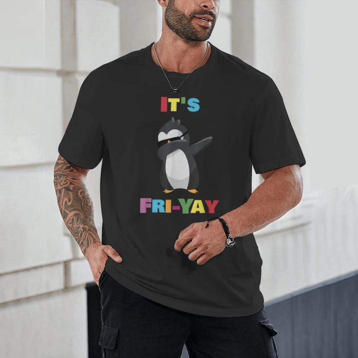 It's Fri-Yay Dabbing Penguin Friday Weekend Teacher Student Unisex T-Shirt, novelty gifts, funny gifts It's Fri-Yay Dabbing Penguin Friday Weekend Teacher Student Unisex T-Shirt, novelty gifts, funny gifts