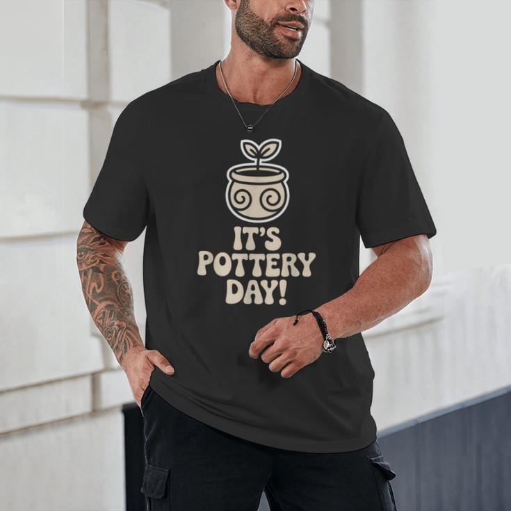 Its Pottery Day Clay Craft Ceramic Hobby Artisan Art Teacher Unisex T-Shirt, novelty gifts, funny gifts