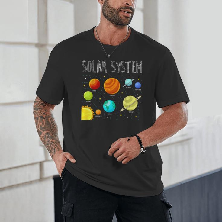 Kids Solar Systems Cute Planets Space Science Teacher School Unisex T-Shirt, novelty gifts, funny gifts Kids Solar Systems Cute Planets Space Science Teacher School Unisex T-Shirt, novelty gifts, funny gifts