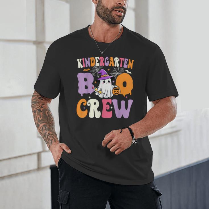 Kindergarten Boo Crew Spooky Kindergarten Halloween Teacher Unisex T-Shirt, novelty gifts, funny gifts Kindergarten Boo Crew Spooky Kindergarten Halloween Teacher Unisex T-Shirt, novelty gifts, funny gifts