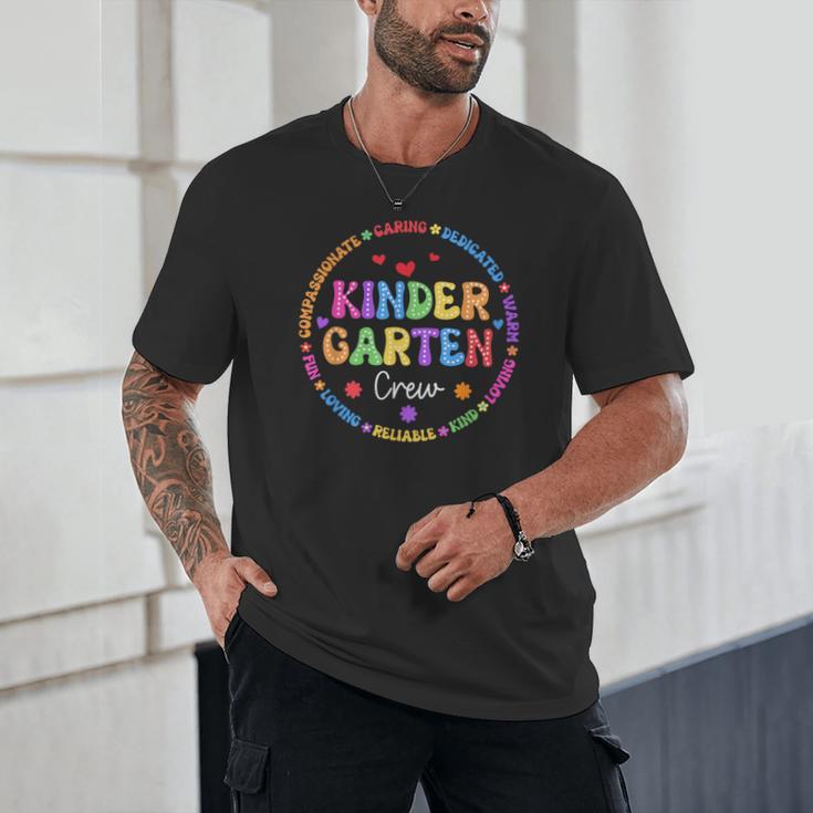 Kindergarten Crew Funy Back To School Teachers Kids Students Unisex T-Shirt, novelty gifts, funny gifts