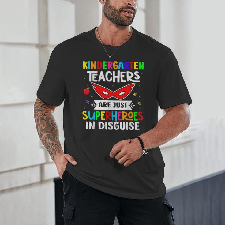 Kindergarten Teachers Are Just Superheroes In Disguise Unisex T-Shirt, novelty gifts, funny gifts