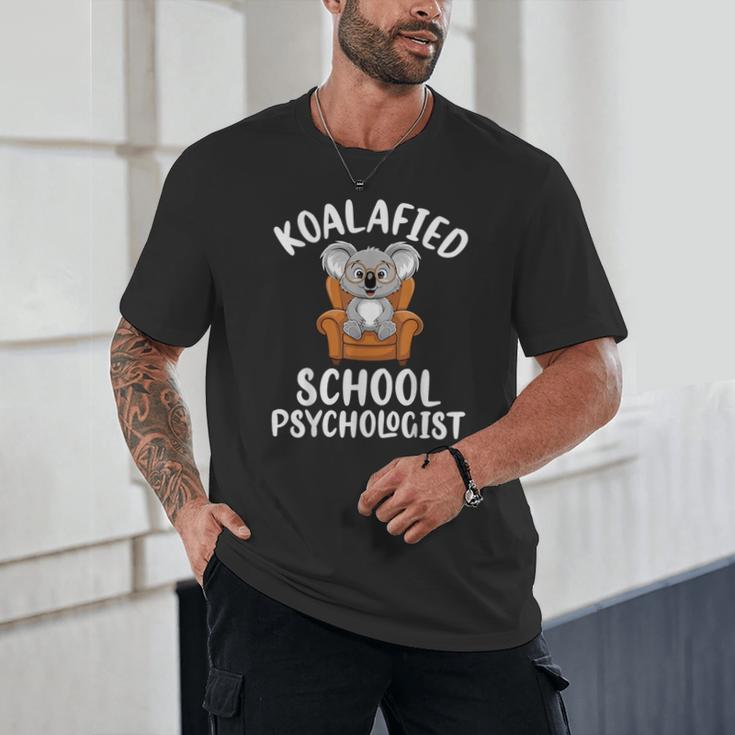 Koalafied School Psychologist Koala Lover Psychology Teacher Unisex T-Shirt, novelty gifts, funny gifts
