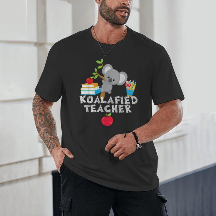 Koalafied Teacher Proud School Teacher Koala Cute T-Shirt Unisex T-Shirt, novelty gifts, funny gifts
