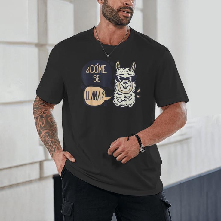 Llama Shirt English Teacher School Student ESL Joke Unisex T-Shirt, novelty gifts, funny gifts