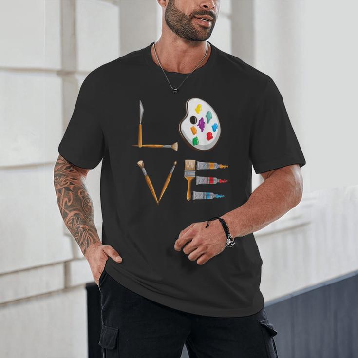Love Art For Artist Art Teacher Unisex T-Shirt, novelty gifts, funny gifts Love Art For Artist Art Teacher Unisex T-Shirt, novelty gifts, funny gifts