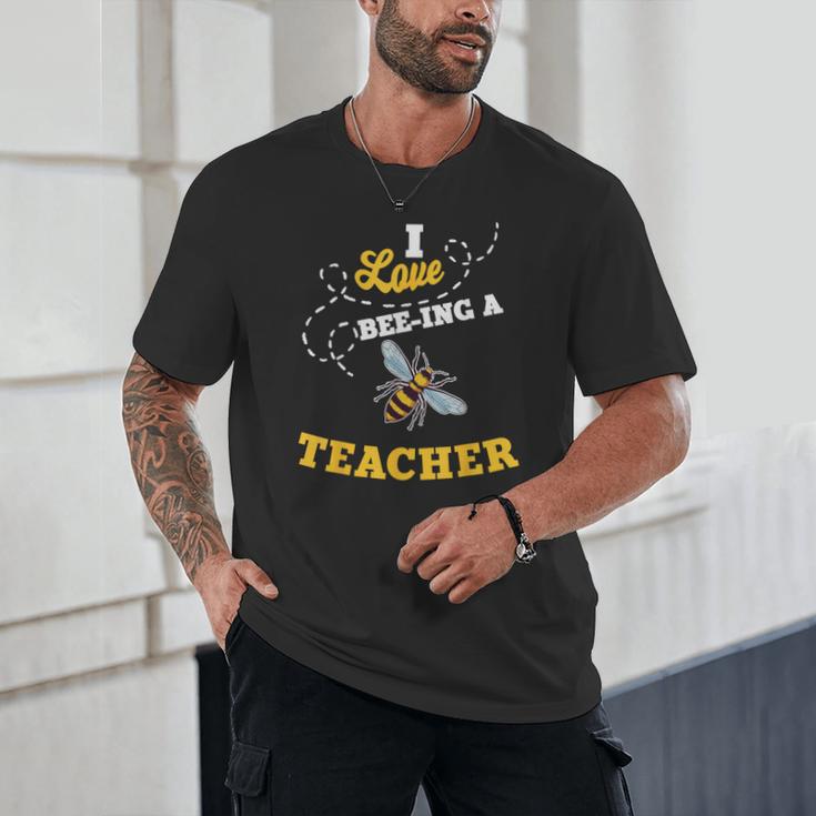 I Love Bee-Ing A Teacher Honey Bee Job Profession Unisex T-Shirt, novelty gifts, funny gifts I Love Bee-Ing A Teacher Honey Bee Job Profession Unisex T-Shirt, novelty gifts, funny gifts