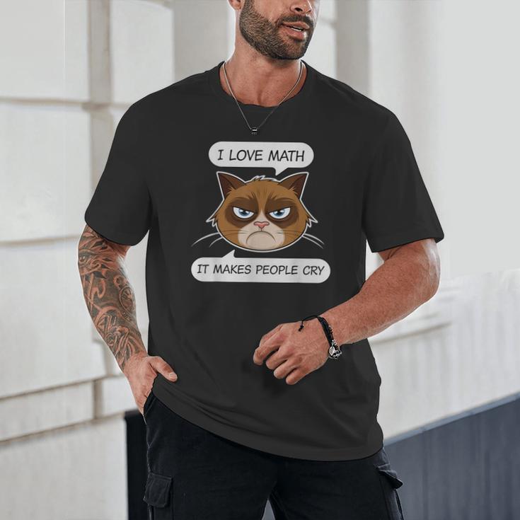 I Love Math It Makes People Cry Math Teacher Unisex T-Shirt, novelty gifts, funny gifts I Love Math It Makes People Cry Math Teacher Unisex T-Shirt, novelty gifts, funny gifts