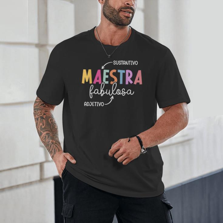 Maestra Fabulosa Maestra De EspañOl Spanish Teacher Unisex T-Shirt, novelty gifts, funny gifts Maestra Fabulosa Maestra De EspañOl Spanish Teacher Unisex T-Shirt, novelty gifts, funny gifts