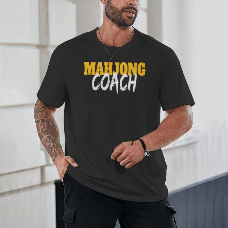 Mahjong Coach Coaching Trainer Teacher Unisex T-Shirt, novelty gifts, funny gifts Mahjong Coach Coaching Trainer Teacher Unisex T-Shirt, novelty gifts, funny gifts