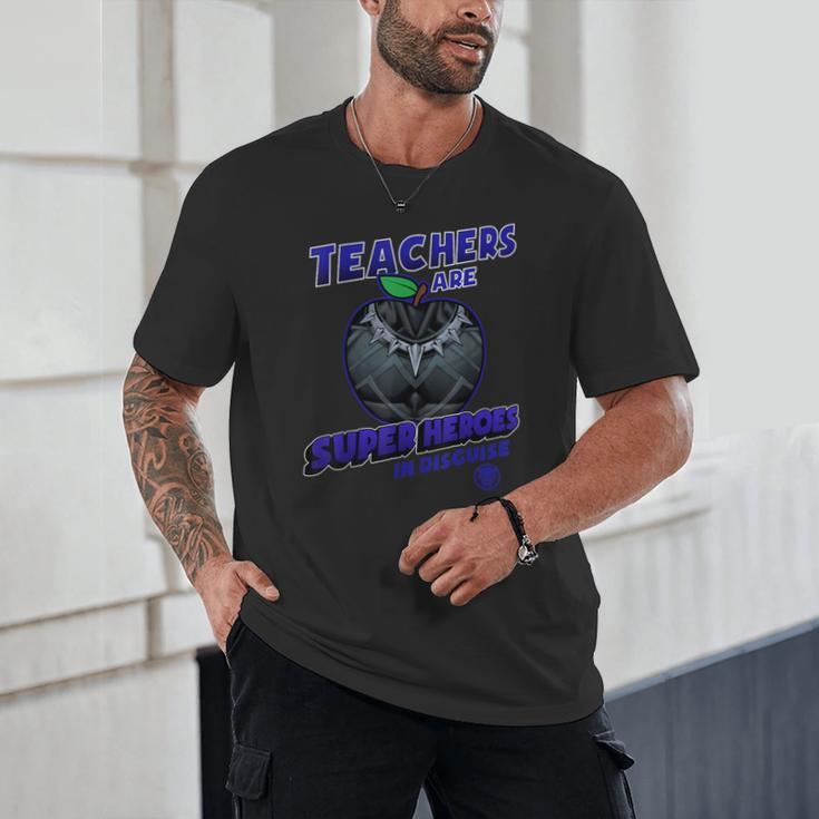 Marvel Teachers Are Super Heroes In Disguise Panther Unisex T-Shirt, novelty gifts, funny gifts